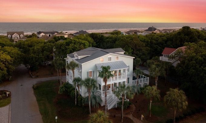 Isle of Palms House | Spacious Coastal Home with Private Pool & Close to the beach - 2 55th Ave