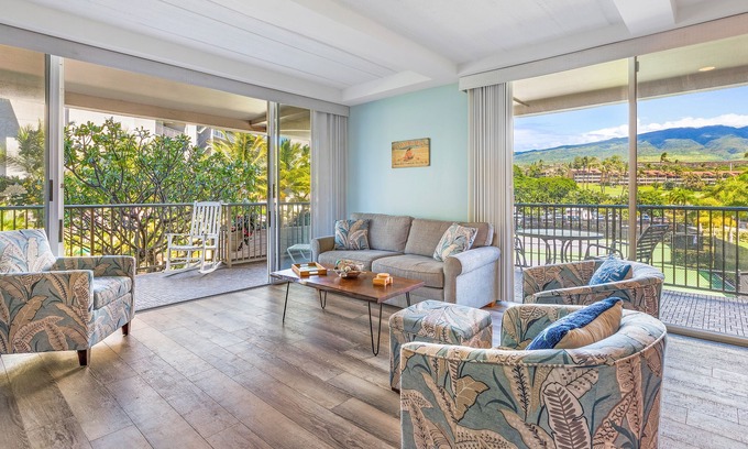 Kaanapali Condo | Spacious Corner Location with Wrap Around Lanai -BEST VALUE!
