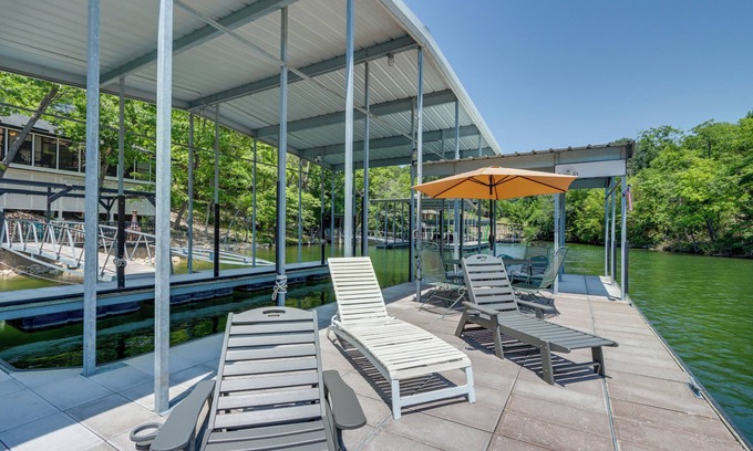 Osage Beach House | Spacious Decks & Dock: Margaritaville Home!