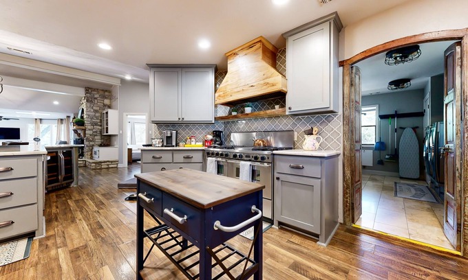 Wimberley House | Spacious dog-friendly home settled on a serene property with wrap-around porch