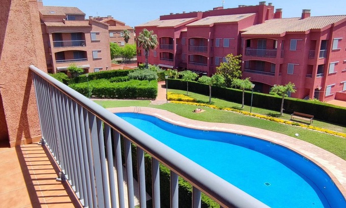 Calafat Apartment | Spacious Duplex with Pool, 200m from the Sea in Costa Dorada, Ideal for Families