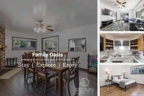 Chico House | Spacious Home & Guest House, 2 Kitchen & Garden