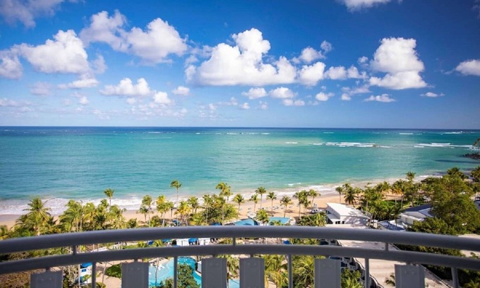 Isla Verde Hotel | Spacious Presidential Suite w/Living Area and Balcony | Scenic Ocean View