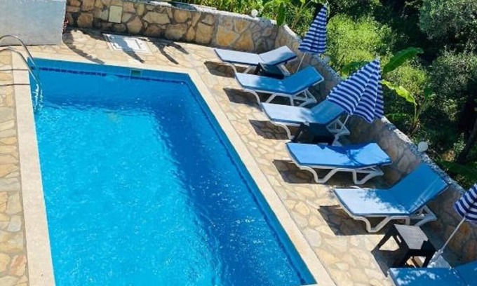 Fethiye City Center Villa | Spacious Stone Villa in the heart of Kayakoy, Overlooking the historic ruins.