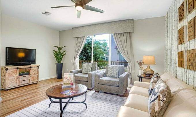 Florida Central Atlantic Coast House | Spacious Townhome wPatio Garage Sleeps10