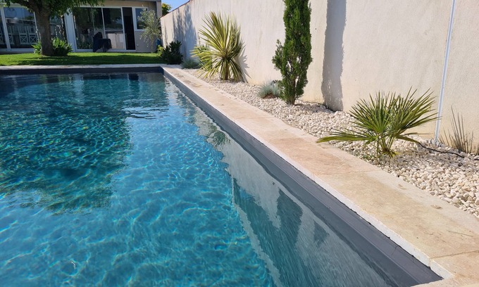 Fouras House | Spacious villa with large pool and gardens, sleeps 6 to 12