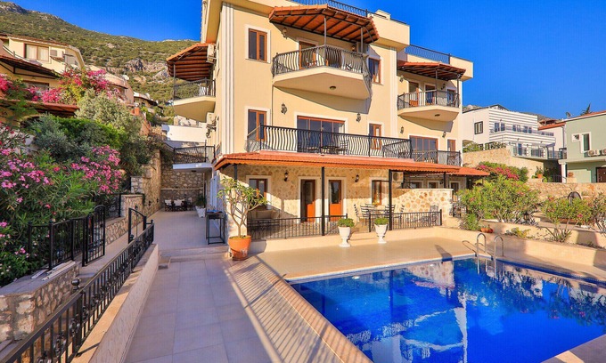 Kalkan Villa | Spacious Villa With Private Pool And Panoramic Views Of The Bay And Its Islands