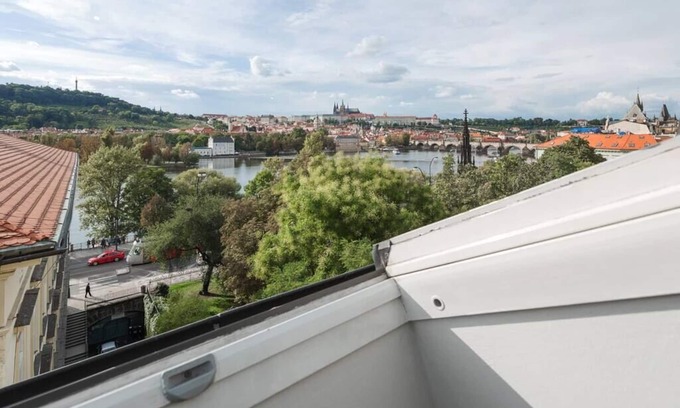 Prague 1 Apartment | SPECTACULAR views guaranteed with A/C!