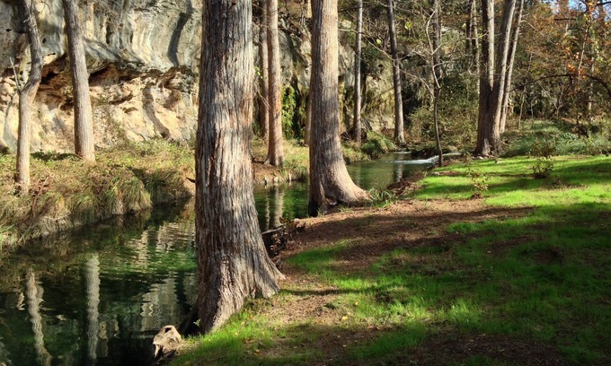 Pedernales Canyon Ranch House | Spicewood’s Best Getaway for Fall with a Natural Spring Swimming Hole!