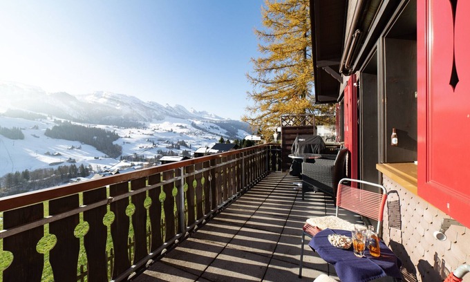 Wildhaus Apartment | Steirüti 15 - 4.5-room holiday home with mountain view