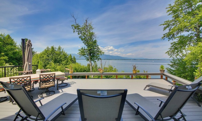 Sandpoint House | Stellar Views! Lake Pend Oreille Retreat w/Dock
