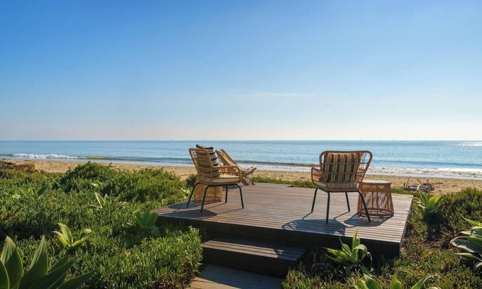 Padaro Lane House | Step out to Padaro Beach from this luxurious 5-bedroom 5 bath compound