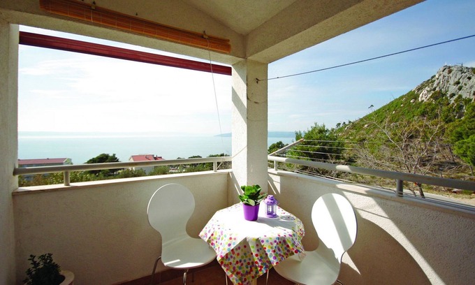 Veliko Brdo Apartment | Stipe - sea View From the Terrace - A1