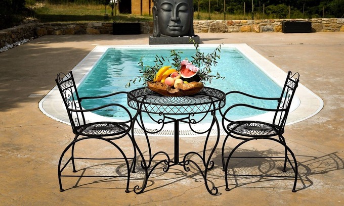 Forallac Villa | Stone farmhouse with pool.