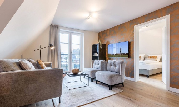 Wenningstedt-Braderup Apartment | Strandgut apartment 7 - Apartment in the house Strandgut with 2 rooms on approx. 67 m²,