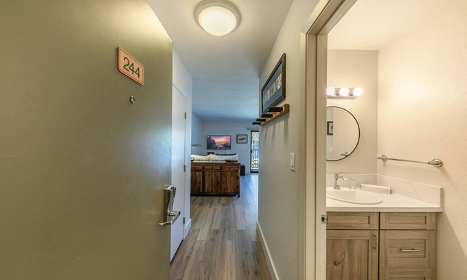 Truckee Condo | Striking Studio w/Lake View 2nd Floor #244 at Donner Lake Village