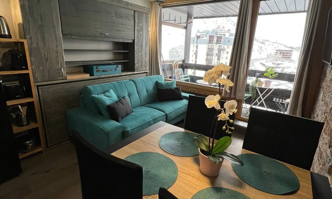 Le Lavachet Apartment | Studio 4/5 personnes vue Montagne, tout confort