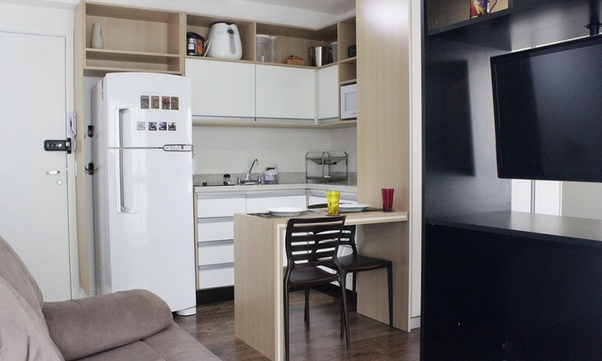 Perdizes Apartment | Studio Allianz Parque - AC + Garage + Netflix