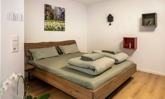 Bad Krozingen Apartment | Studio Apartment 'Belchen' with balcony and Wi-Fi
