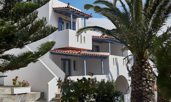 Gavrio Apartment | Studio Apartment 'Irene 4 Superior Triple 3' with Sea View, Wi-Fi and Air Conditioning