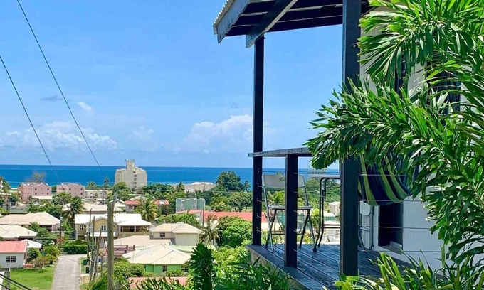 Cane Hill Apartment | Studio APT 5A, Oceanview + Pool, Near Beach | @ Paradise Point Barbados