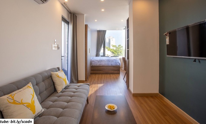An Hai Đong Apartment | Studio Apt F31-View city-near Beach, 10m Airport