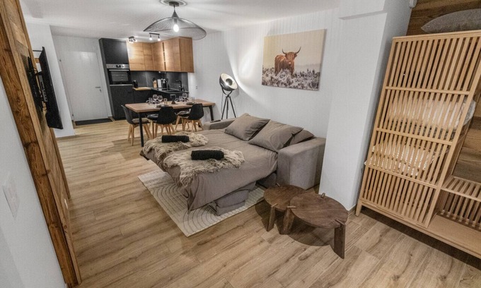 Saas-Fee Apartment | Studio Avec vue Panoramique