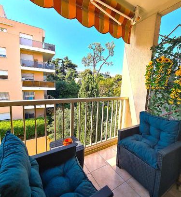 Fabron Apartment | STUDIO BALCON CALME AVEC PARKING 5mn de la MER