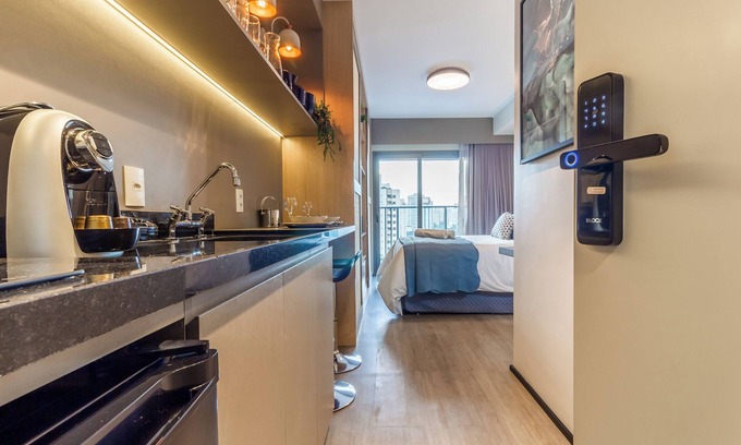 Indianopolis Apartment | Studio in the best of Moema with garage and close to Metro/Shopping and WIFI