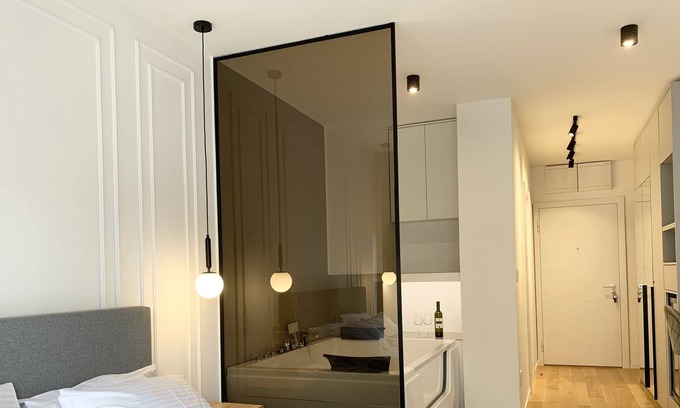 Zvezdara Condo | Studio Bulevard57 with hot tube
