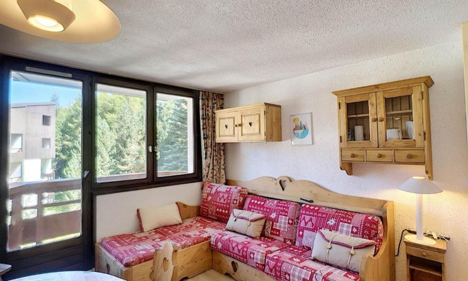 Reberty Apartment | Studio Cabine 4 Pers, Ski aux Pieds, Balcon, Les Menuires - FR-1-178-338