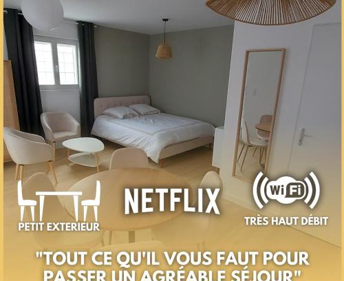Monnaie Apartment | Studio - Calme - Confort - Proche de Tours