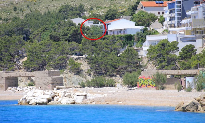 Lokva Rogoznica Apartment | Studio flat with balcony and sea view Lokva Rogoznica, Omiš (AS-18638-b)