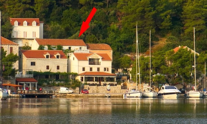 Polace Apartment | Studio flat with balcony and sea view Polače, Mljet (AS-16296-a)
