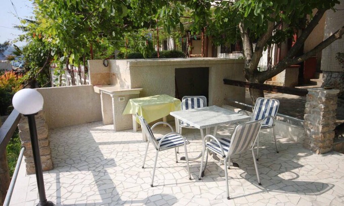Merag Apartment | Studio flat with terrace Merag, Cres (AS-7877-a)