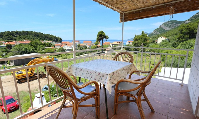 Zuljana Apartment | Studio flat with terrace and sea view Žuljana, Pelješac (AS-254-a)