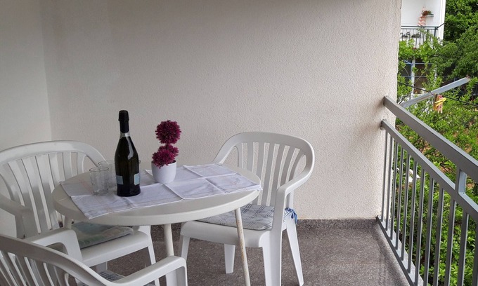 Podaca Apartment | Studio flat with terrace and sea view Podaca, Makarska (AS-6745-d)