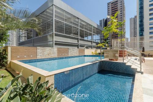 Setor Bueno Apartment | Studio in Condominium with Pool and Gym CEL1804