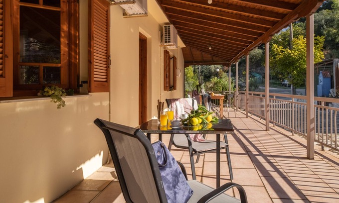 Lefkas Apartment | Studio "Krinos 1" with Mountain View, Garden & Wi-Fi