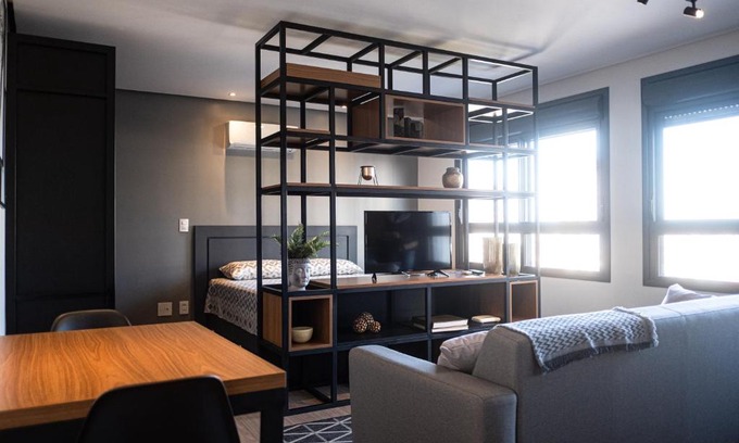 Sao Goncalo Apartment | Studio moderno no Parque Una com vaga de garagem