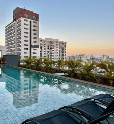 Sao Paulo Apartment | Studio novo a 3 Min do Metrô com Piscina, Academia e Lazer Completo