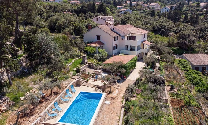 Veli Losinj Apartment | Studio with balcony and air conditioning