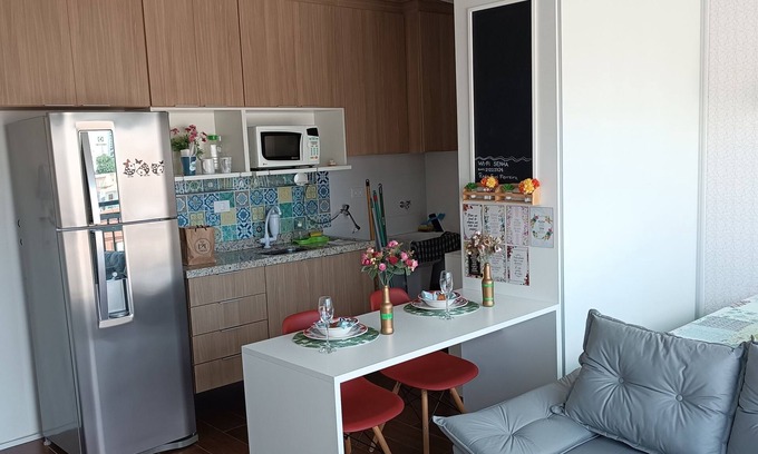 Santana Apartment | Studio with balcony and wide view in Santana - SP, Jardim São Paulo subway, 12 min