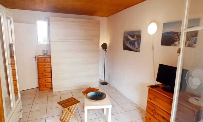 Le Barcares Apartment | Studio with closed loggia and 25m2 terrace