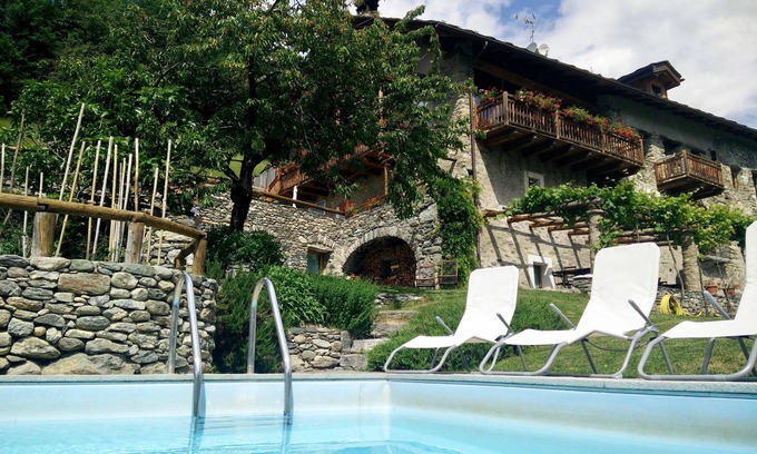 Valle d'Aosta Apartment | Studio With Panoramic View