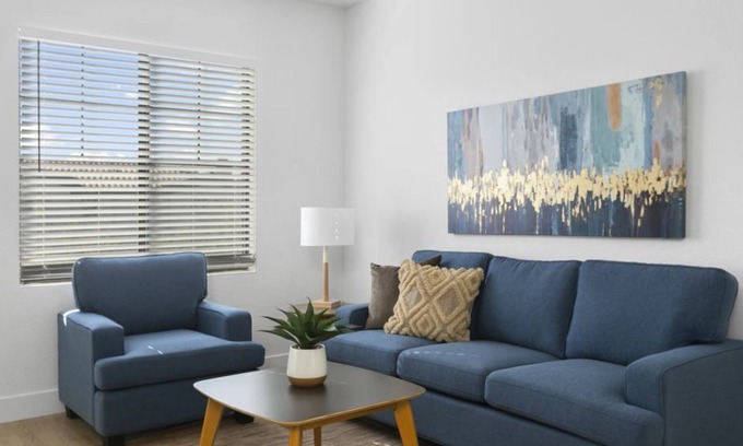 Glendale Sports and Entertainment District House | Stunning 1BR Condo in Zone Luxe with Pool & Gym