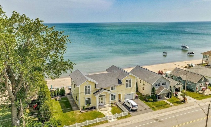 North Greece House | Stunning 2,445 Sq. Ft. 2 Story Beach Estate W/ Private Beach!