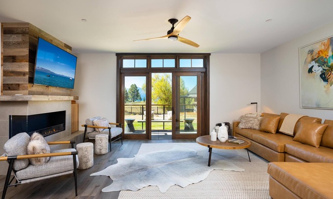 Stateline Condo | Stunning 2310 sqft. 3 bed, 4 bath home in Private Lakefront Community