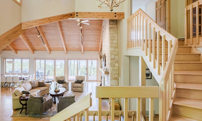 Fish Creek House | Stunning 5-bedroom, 4.5-bath Bluff home with Spectacular, Panoramic Bay Views