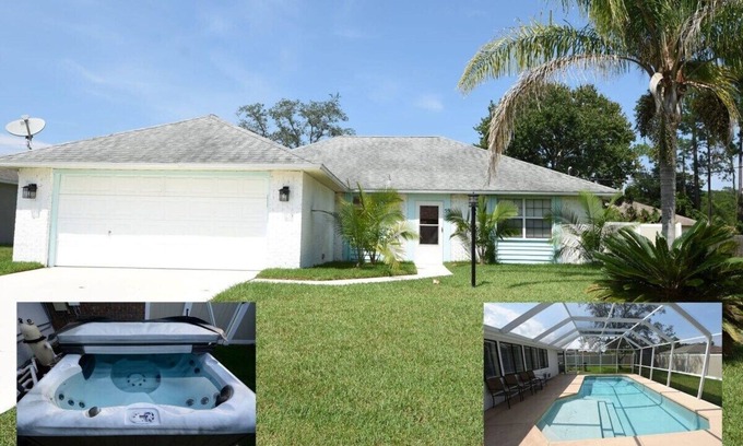 Palm Harbor House | Stunning Heated Pool Home in Palm Harbor